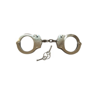 Factory Price HC-04W Handcuffs Carbon Steel Metal Handcuffs