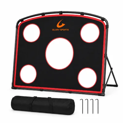 OEM ODM Five Target Soccer Training Net Portable Football Accuracy Practice Set for Bulk Purchase