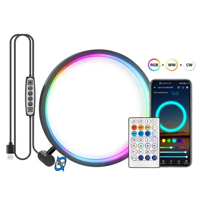 Smart Ambient Home Light Music Sync Light for Gaming Room TV Background Decoration Mood Lamp Smart LED Ambient Light