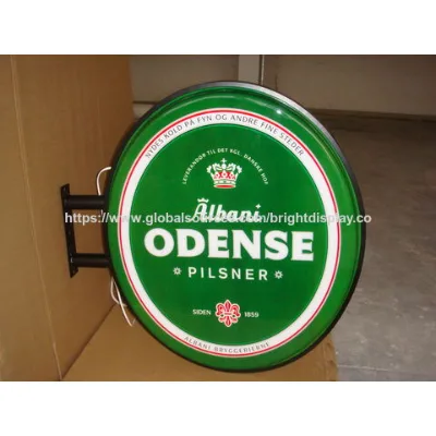 Custom Shape Outdoor Acrylic Light box Double Side Round Advertising Led Advertising Light Box