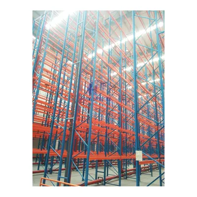 Heavy Duty Warehouse Rack System Intelligent Vna Pallet Racking for Adjustable Shelves Load Options 1000kg to 3 Tons Per Beam