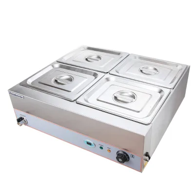 Factory Direct Economic Food Warmer Buffet Chafing Dish Chocolate Stove for Catering Glass Food Warmer Display showcase
