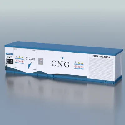 CNG Pressure Reducing Station Skid-Mounted CNG Station with Fueling Dispenser & Storage Tank Cng Gas Station