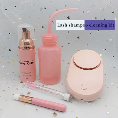 Acrylic Lash and Brow 30ml Foam Cleanser Foam Vegan Bottles Empty Brown Lash Extension Foam Kit