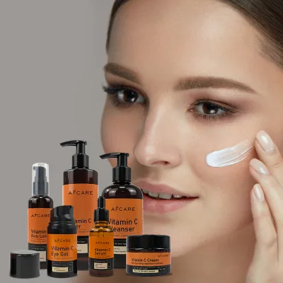 Beauty Product and Cosmetics Skin Care Set Silicone-free Moisturizing & Whitening and Collagen & Vitamin C Herbal Skin Care Set