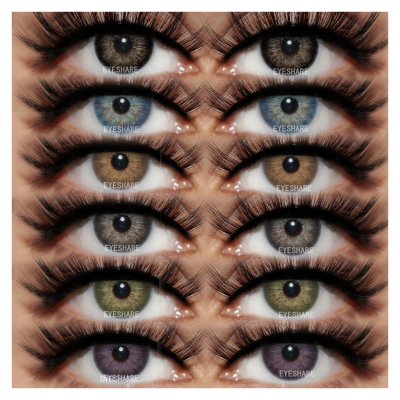 Eyeshare 6 Colors De Contacto De Colores Contact Lenses Wholesale Natural Color Contact Lenses Eye Contact Lens