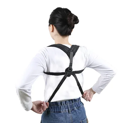 Adjustable Humpback Composite Material Back Support Posture Corrector Protection for Adults Students Men Women Open Shoulders