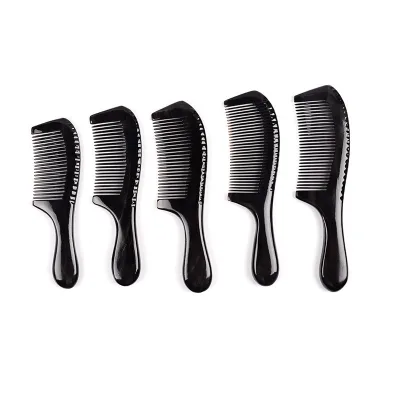 Handmade Premium Quality Chinese Natural Full-Tooth Ox Horn Black Buffalo Cow Horn Comb Premium Quality Natural Baby Comb Comb