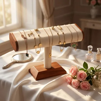 Hot-selling Custom Wooden Bracelet Necklace Watch Jewelry Display Stand