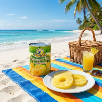 Strict Size Screening Process, Consistent Diameter & Thickness Rings Consistent Size Standard Pineapple Ring Canned Fruit