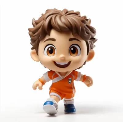 Factory Custom Vinyl Figurine Statue Pvc Human Mini Soccer Player Action pop Figures Toy Manufacturer