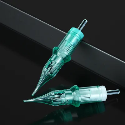 Biomaser Beauty Body Art Supplier Tattoo Needle Tattooing Drawing Coloring Line Cartridges Needles Thinner Tip Smp Agujas