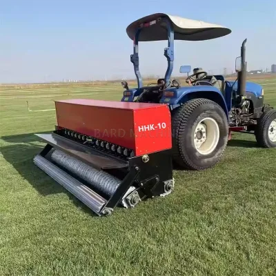 Bard 10-Row Rear Suspension Lawn Seeder Machine 1 Year Warranty 6-25mm Distance for Farm Tractor Transplanter Grass Alfalfa