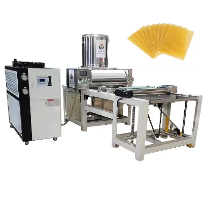 Factory Price Auto Beeswax Wax Foundation Sheet Making Machine Beekeeping Bees Wax Sheets Mould Machine
