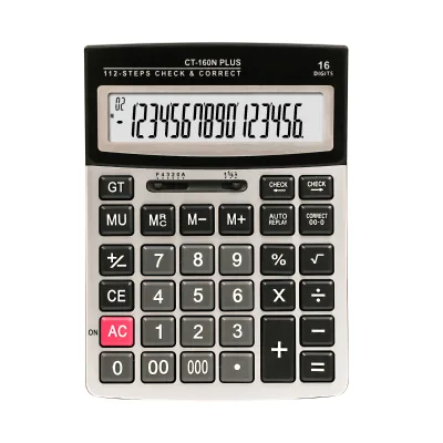 Manufacturer's Big Screen Gift Calculator Big Button Office Financial Promotional Gifts Solar Calculator