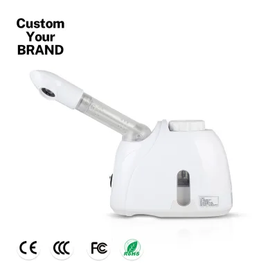 Nano Spray Facial Steamer Hot Mist Face Humidifier PI Heating 360° Rotatable Compact Home Spa Hydration Device