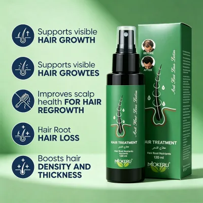 Mokeru Private Label Organic Black Sesame Hair Tonic - Fermented Extract Spray, Oil-Control & Root Care Treatment