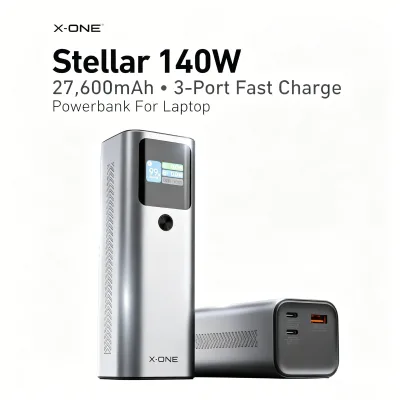 X.ONE Stellar 140W Laptop Power Bank 27600mAh, Ultra-Fast Charging USB C Portable Battery Pack for MacBook iPhone Samsung