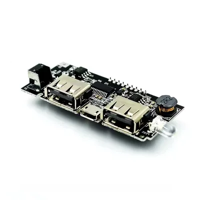 DIY18650 lithium battery digital display dual USB output charging board motherboard charging treasure module mobile power boost