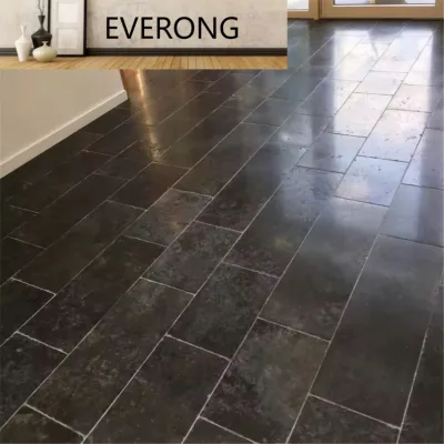 Polished Black Limestone Paving Slabs, Midnight 900 X 600
