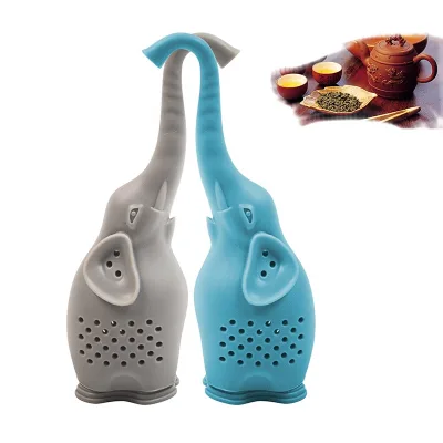One Stop Service Calf Elephant Shape Tea Filter Portable Tea Strainer Silicone Tea Infuser