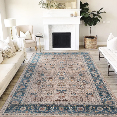 Persian Printed Rugs Home Decorative Rectangle Area Rug Living Room Vintage Floor Soft Rugs