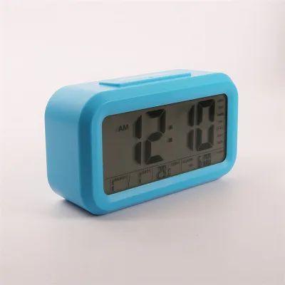 New Version Workday Multiple Alarms Rechargeable Talking Smart Back Light Clock with Calendar