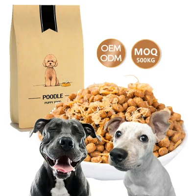 2023 Hot Sale! Premium Quality OEM Dog Food Factory Wholesale Advanced Nutrition Pet Staple Food with Fresh Meat Main Ingredient