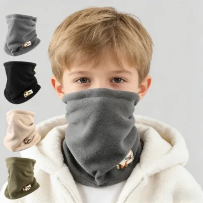 7-15 Years Old Children Winter Thicken Bike Cycling Thermal Ski Scarf Warm Mask