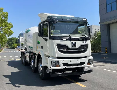 For Concrete Mixer Truck with Pump and Motor Core Components White Heavy-Duty Motor Anti-Clog Valve Technology
