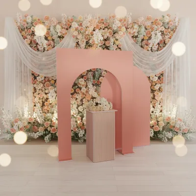New Popular Design PVC Colorful Wedding Backdrop for Events Decoration