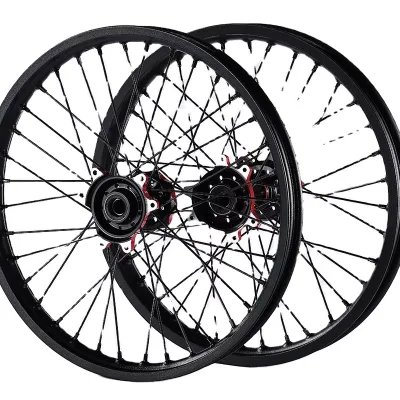 EM06 Modified Ultra Bee Factory Price Motorcycle Parts Spokes Wheels 19 Aluminum Alloy Electric Bike Wheel Rims Set Replace Part
