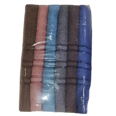 Best Selling Solid Colors 100% Cotton Terry 27*54" Bath Towel Sets 400gsm and Dyed 40x70cm Hand Towels in Bulk