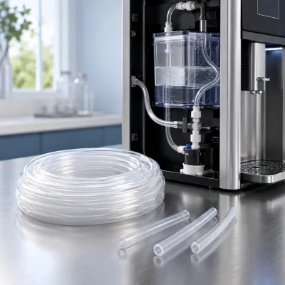 XJ 10mm Transparent Platinum Non Toxic Thin Wall Water Dispenser Silicone Pipe Hose for Coffee Machine