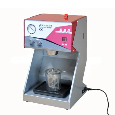Hot Sale Dental Plaster Machine Adjusting Mixing Speed Dental Equipment Mixer Vacuum Mixer for Dental Lab AX-2000C+