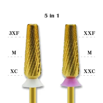5 in 1 6.0mm Pro TiN Coating High Quality Professional Steel Drill Carbide Nail Bit