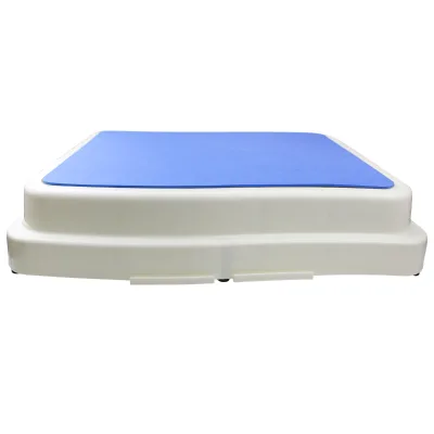 4 Inch Slip Resistant Shower Plastic Bath Step Stool Elevated Bathroom Safety Aid for Handicap Elderly Seniors