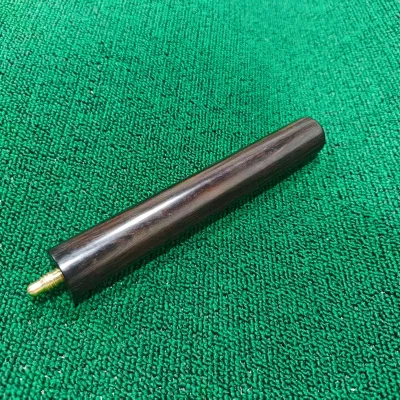 Superior Quality Solid Ebony Wood Snooker Cue Telescopic Butt Extension with Thai Spiral Joint