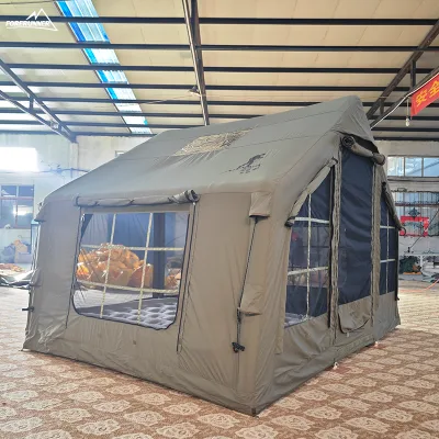 Blow up Tent Easy Setup Inflatable Tent House 2-6 Person Glamping Tents for Camping,