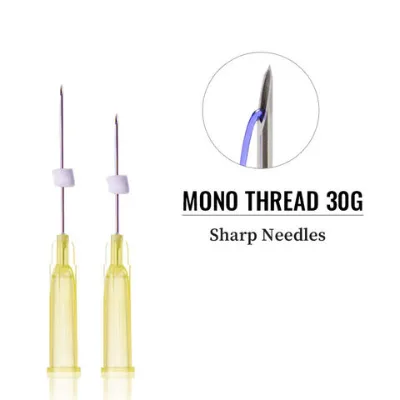 Hot sale absorbable 30g 25mm 13mm face lifting pdo mono threads