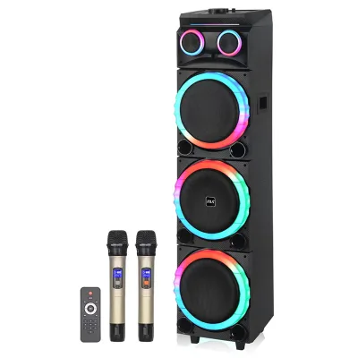 12 Inch Super Bass Karaoke Speaker Subwoofer 200W Party Speaker With Mic High End Portable Speaker With USB Play