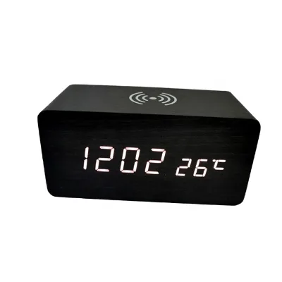Party Good Wireless  Charger Bluetooth Speaker LED Clocks for Wedding