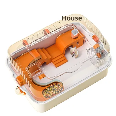 Basic Cage Hamster Cage Beginner Package Full Supplies Gold Household Pet Full Set