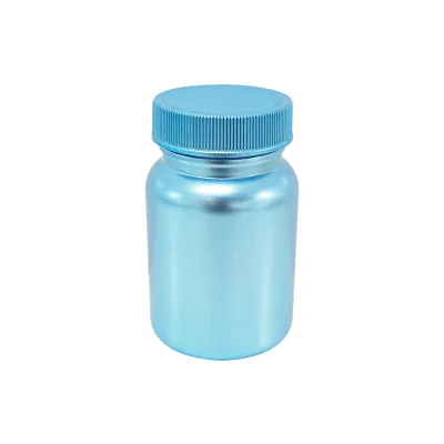 Medicine Powder, Pill Bottle, Small Bottle,  Customized PET Plastic Bottle, Blue Health Product Packaging, Small Medicine Bottle