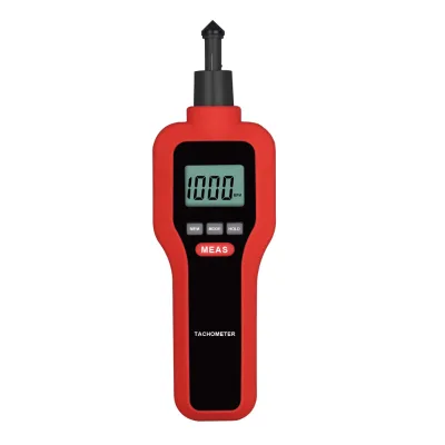 Wholesale  HT-522 Tachometer Laser Aiming Handheld Gauge Contact Tachometer Speedometer Tachometer Speed Meter Velocimetry