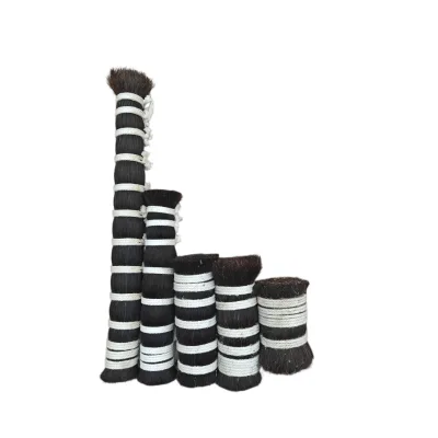 Shoe Brush Production Raw Materials Brown Black White Horsehair Raw Materials