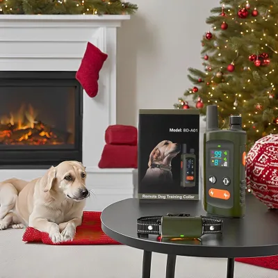 Best Electric Bark Control Collar for Small Medium Large Dogs Gift Made of Durable Plastic and Nylon