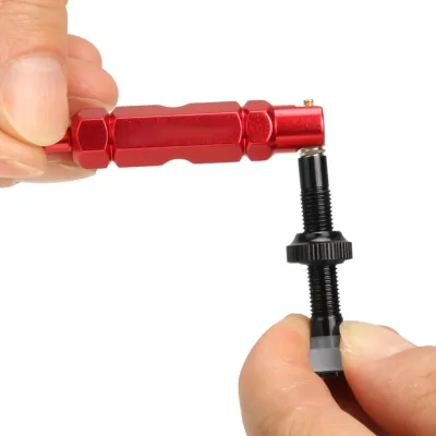 Bicycle Tire Nozzle Wrench Multifunctional Valve Core Tool Double-head Portable Removal Disassembly Spanner Bike Repair