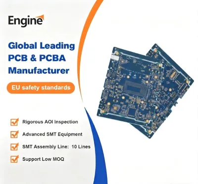 Factory Outlet 4-Layer Multilayer PCB Board 1mm Plate Thickness Single & Double Sided FR4 Base Material HASL Surface Finish