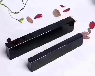 Wholesale Natural Black Obsidian Paperweight Crystal Prism for Decoration